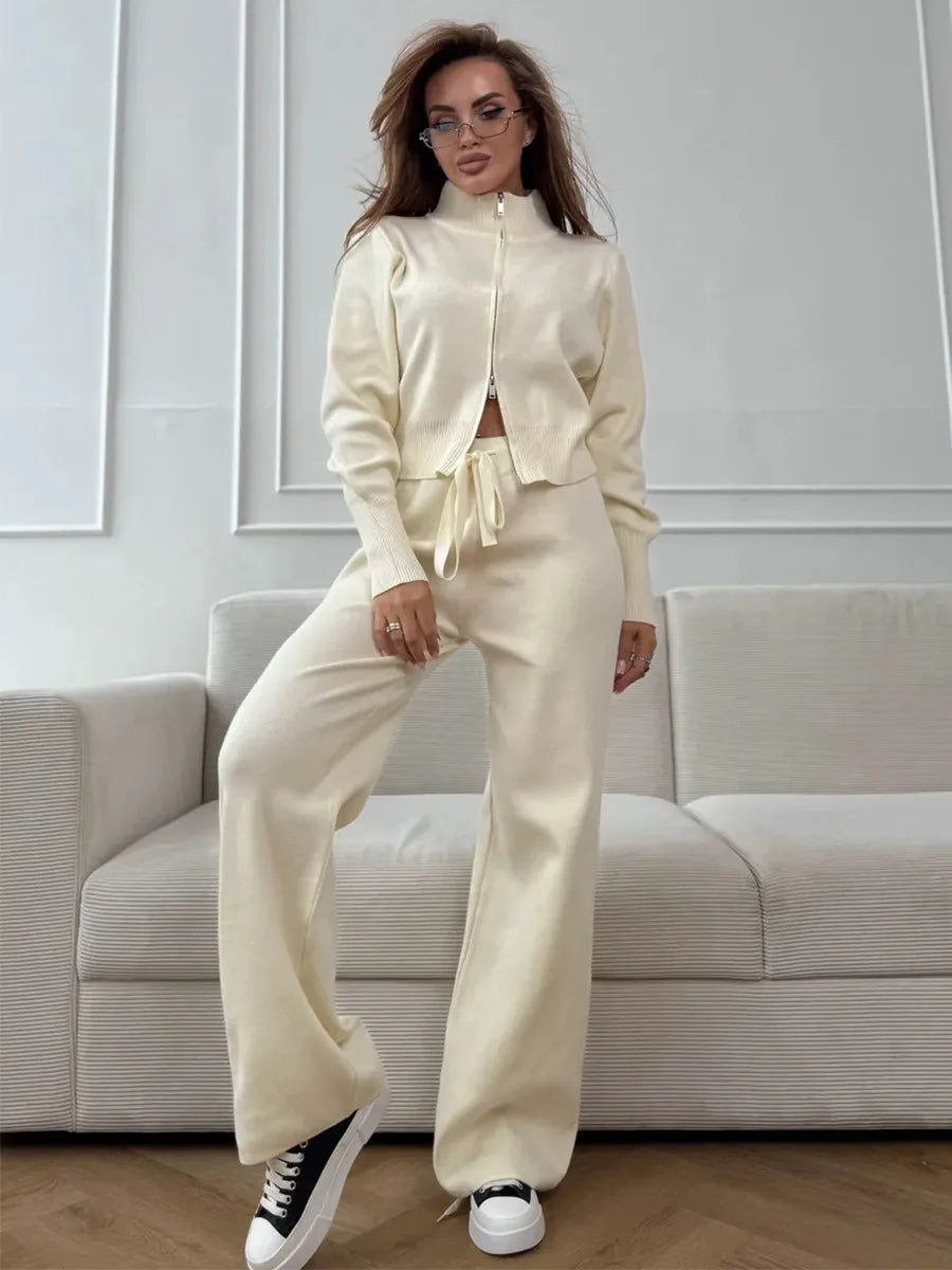 Cozy Sweater and Loose Fit Pant Set