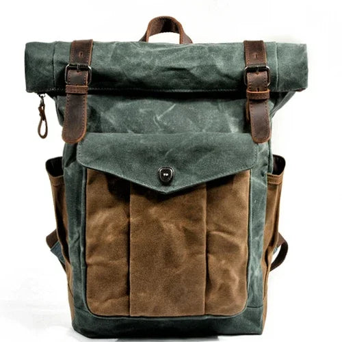 Retro Leather Backpack