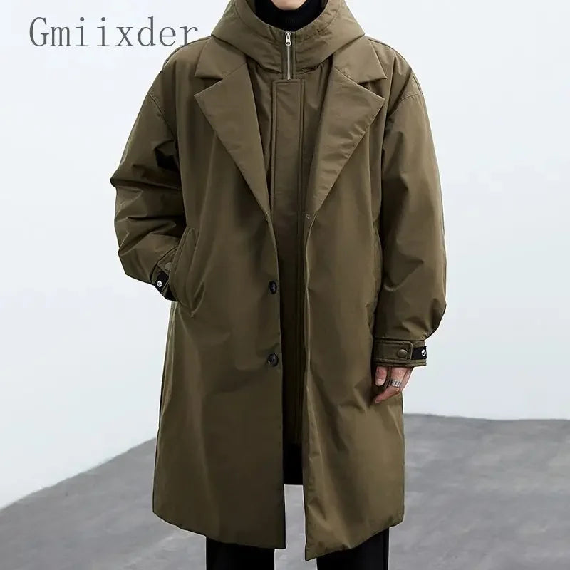Warm Padded Mens Cargo Jacket - BritishElegance