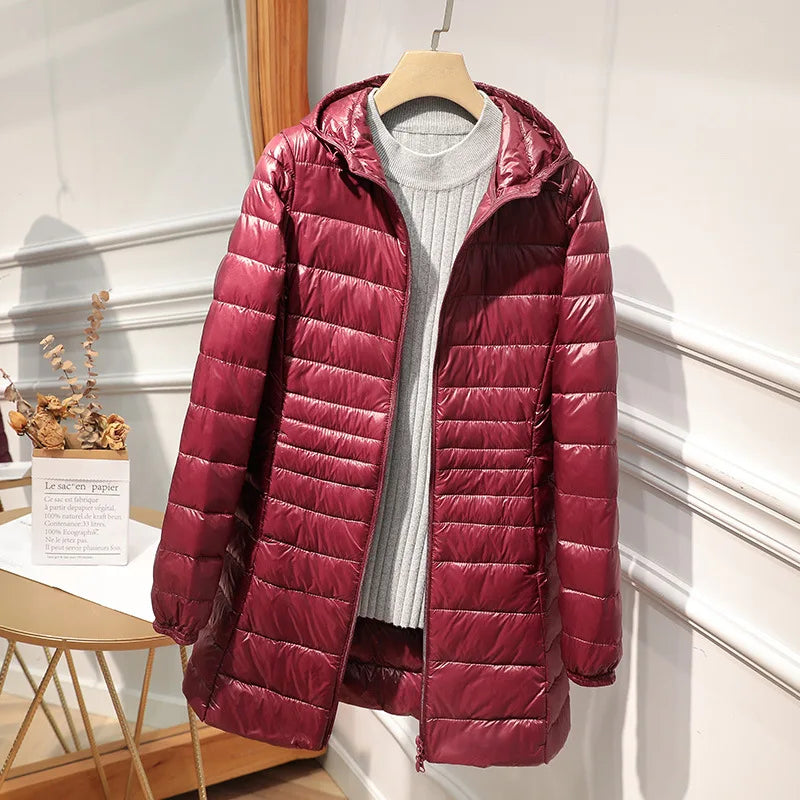 Ladies' Insulated Down Parka with Free Travel Bag