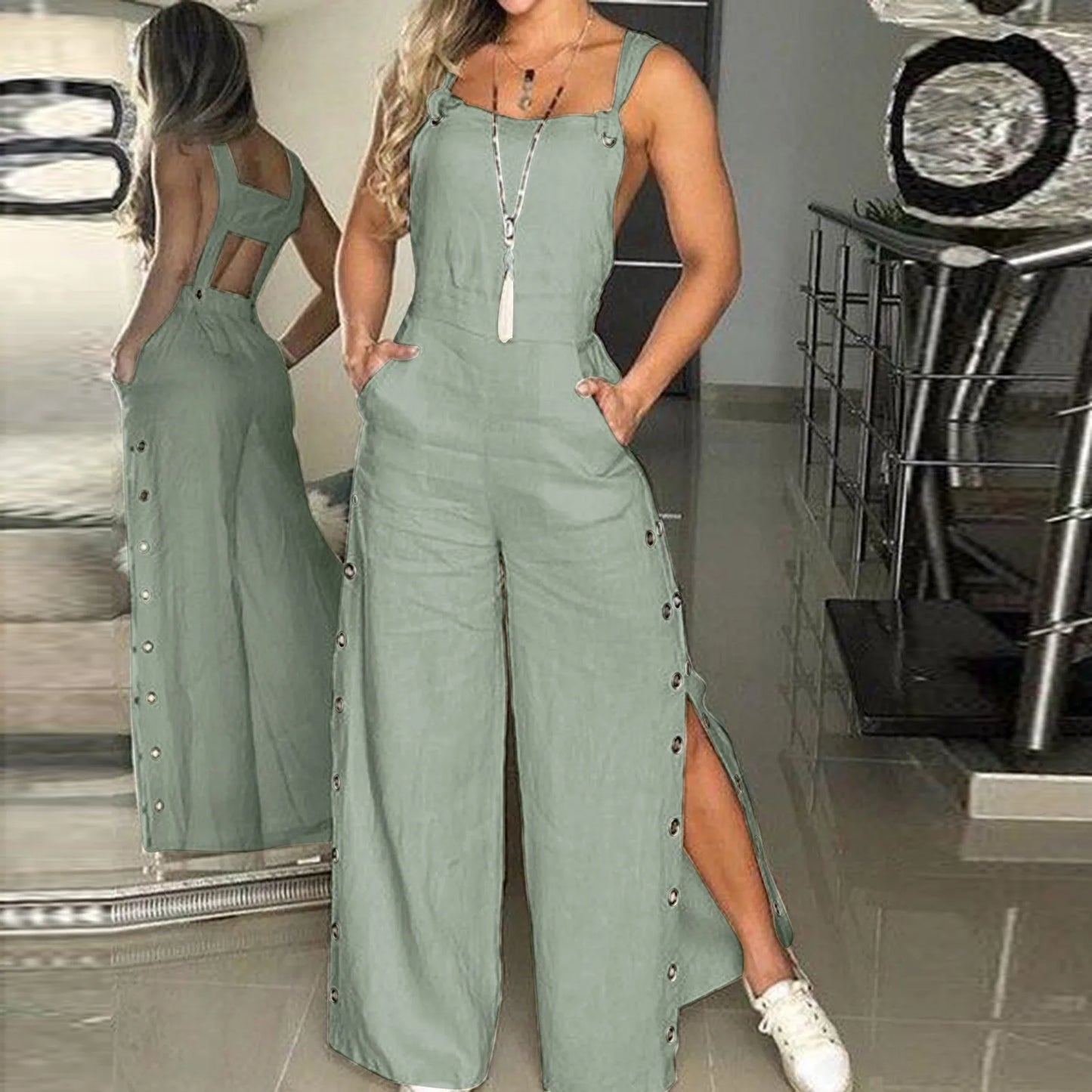 Relaxed Fit Floral Summer Romper