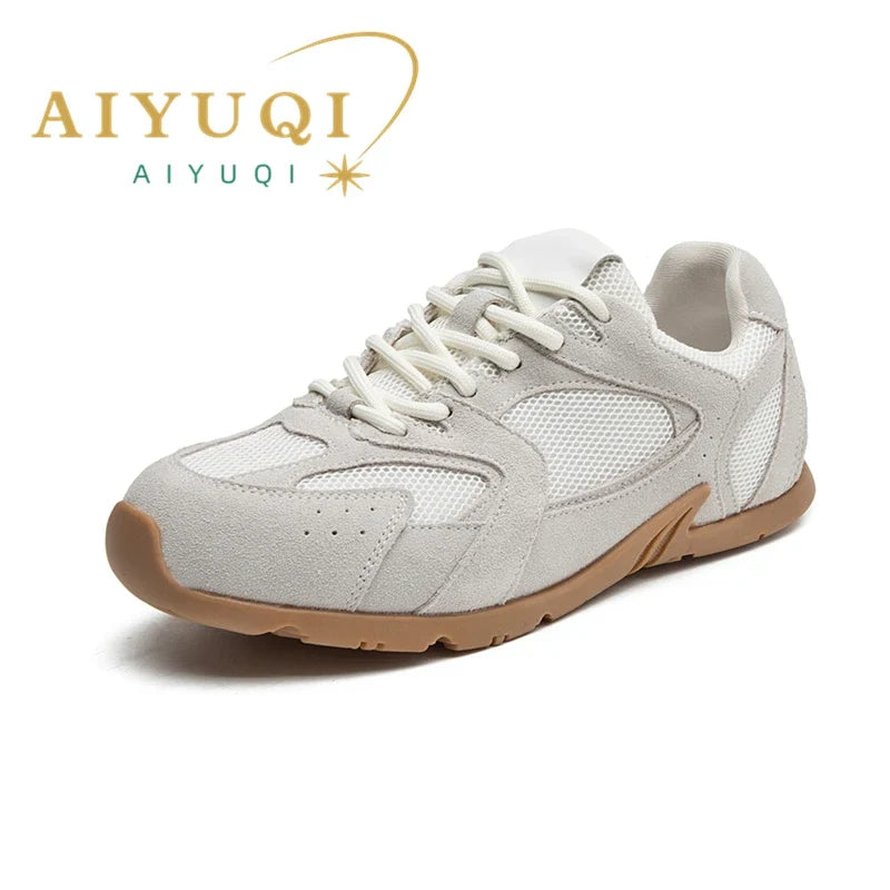 Classic Leather Vintage Sneakers for Women