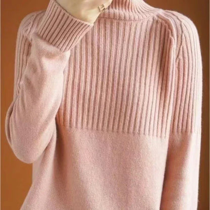 Soft Women's Wool Crew Neck Winter Sweater