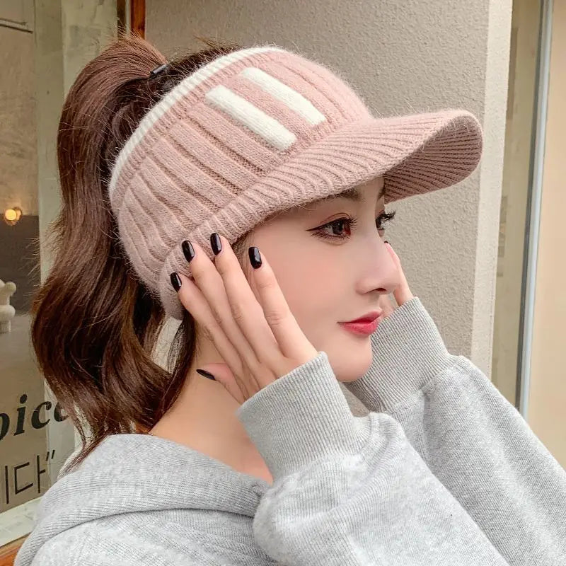 Warm Women's Cable Knit Hat