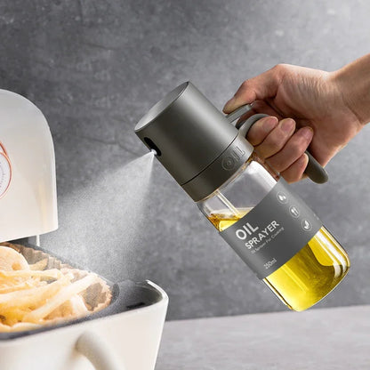 Clear Glass Oil Spray Bottle 250ml For Easy Cooking