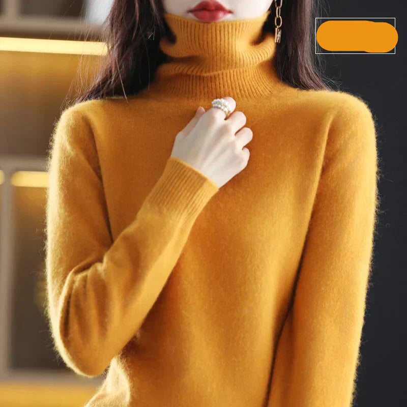 Luxury Soft Cashmere Crew Neck Winter Sweater