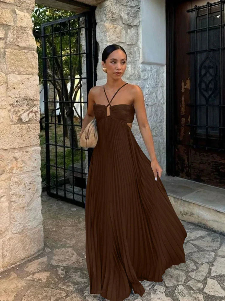 Beautiful Flowy Long Evening Dress for Women