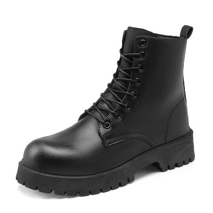 Classic Heavy-Duty Men's Leather Ankle Boots
