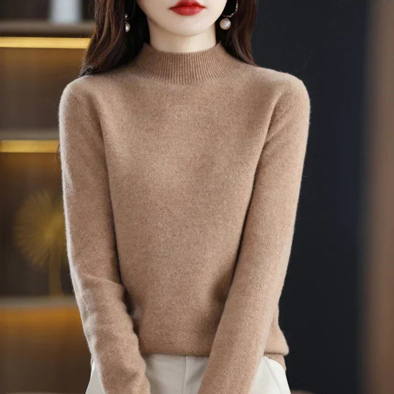 Cozy Pure Wool Women's Winter Sweater