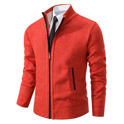 Warm Mens Zip Up Fleece Jacket