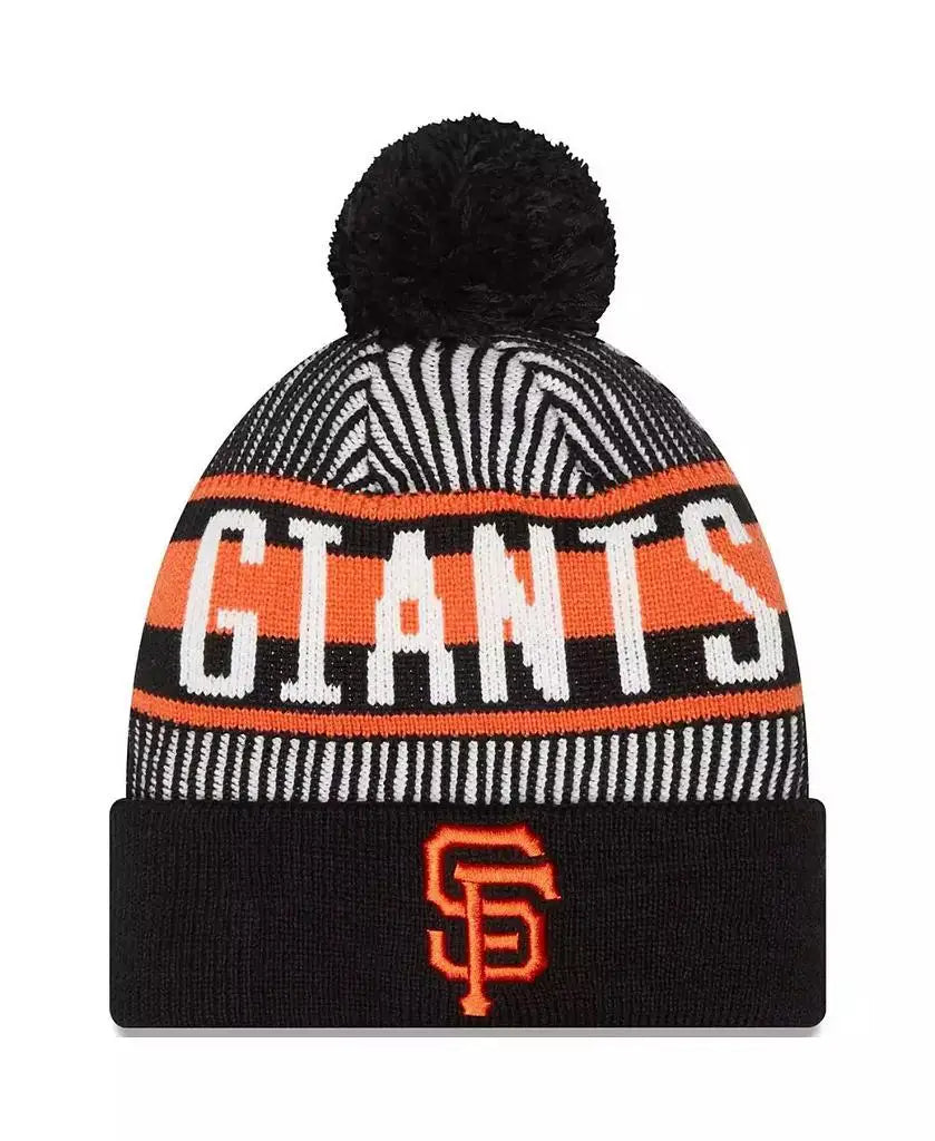 Official SF Giants Beanie Cap with Pom Pom - BritishElegance