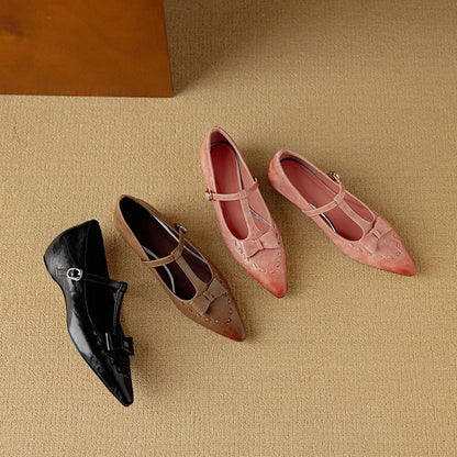 Tiara Genuine Leather Pumps