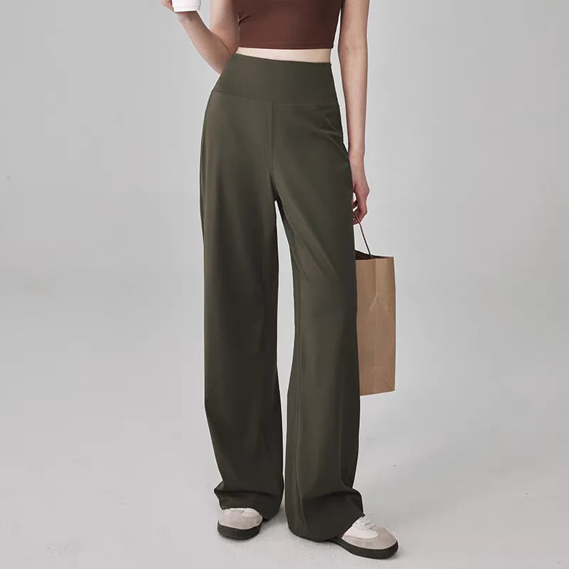 Comfortable Elastic Jogger Pants with Side Pockets