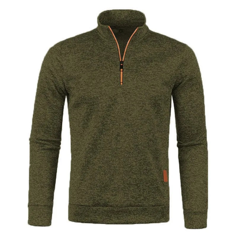 Warm Men's Fleece Pullover Jacket
