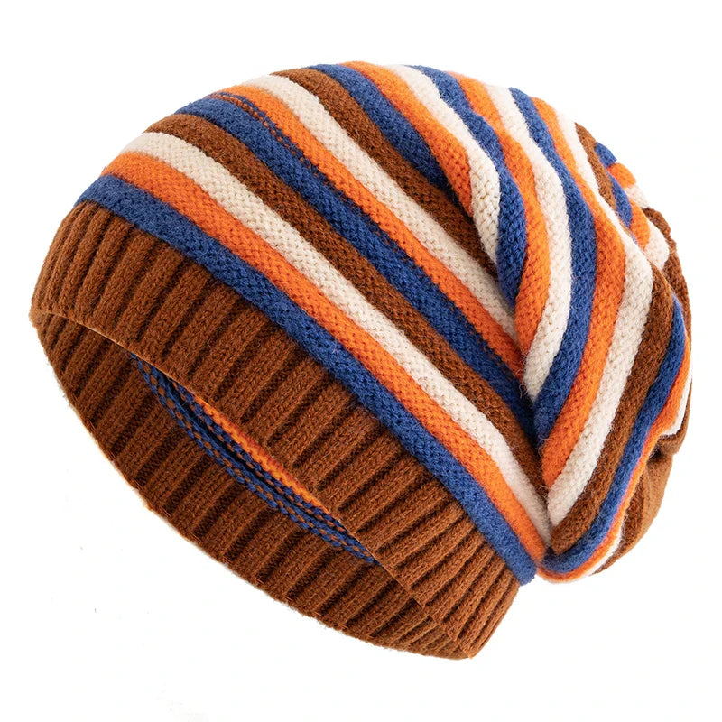 Warm Cable Knit Slouch Beanie for Ladies - BritishElegance