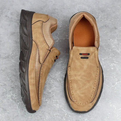 Breathable Leather Sneakers