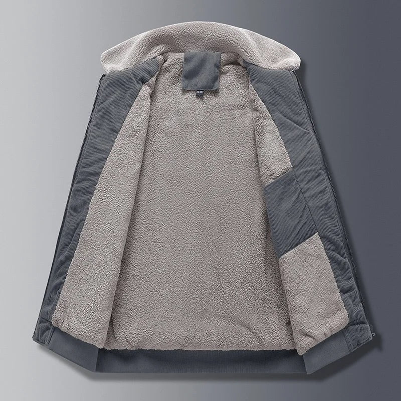Arthur Relaxed Fit Jacket | Zip Front Flap Pockets Jacket