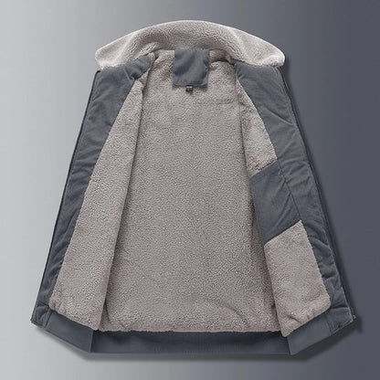 Arthur Relaxed Fit Jacket | Zip Front Flap Pockets Jacket