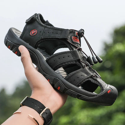 Breathable Leather Sandals