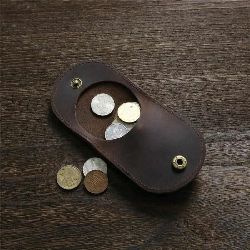 Authentic Small Leather Coin Purse