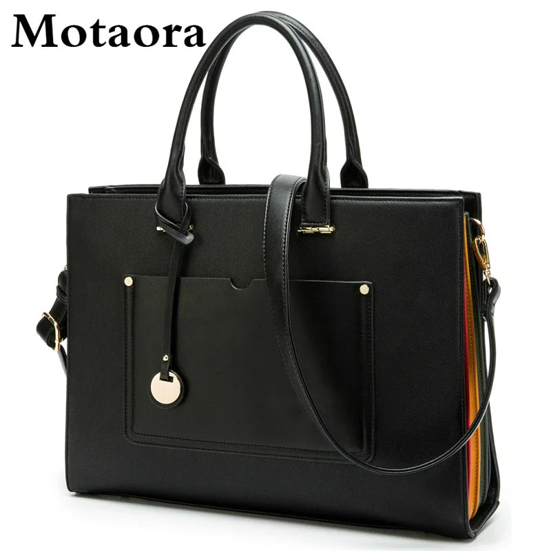 Big Genuine Leather Tote Bag Women - BritishElegance
