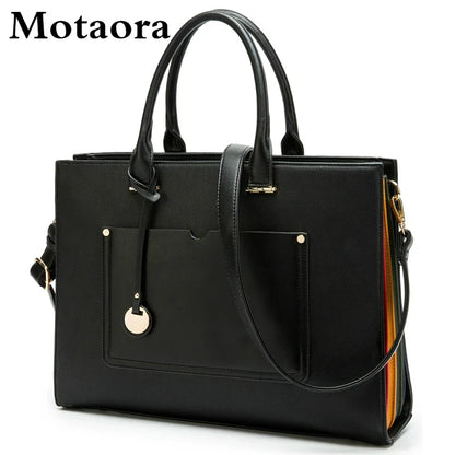 Big Genuine Leather Tote Bag Women - BritishElegance