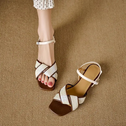 Rovena Leather Sandals