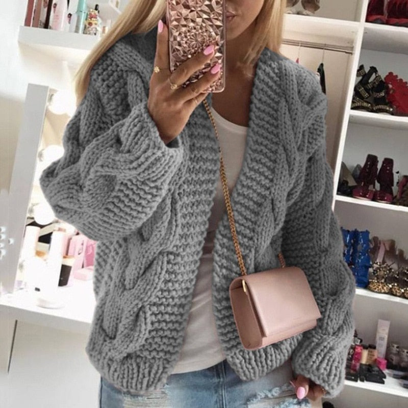Big Oversized Cozy Knit Cardigan for Women