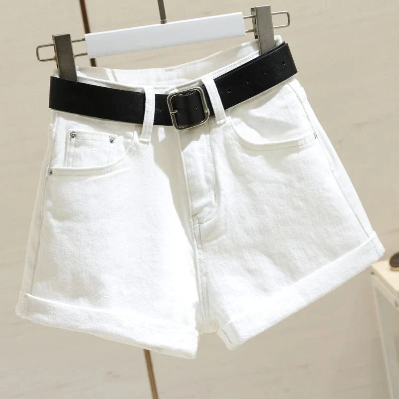 Comfortable Relaxed Fit Jean Shorts