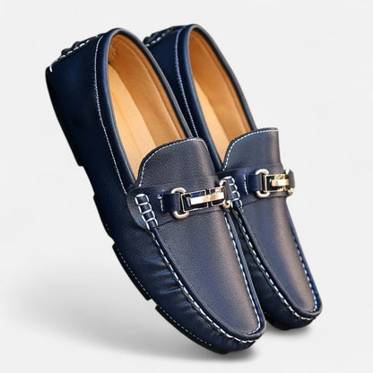 Men’s Leather Horse Bit Driving Loafers
