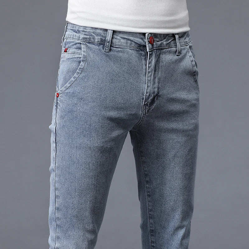 Men's Skinny Fit Dark Wash Jeans