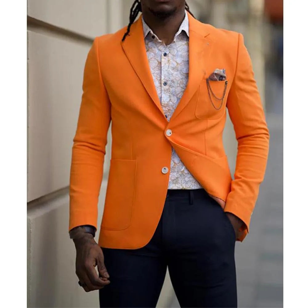 Classic Fit Men's Slim Line Blazer Jacket