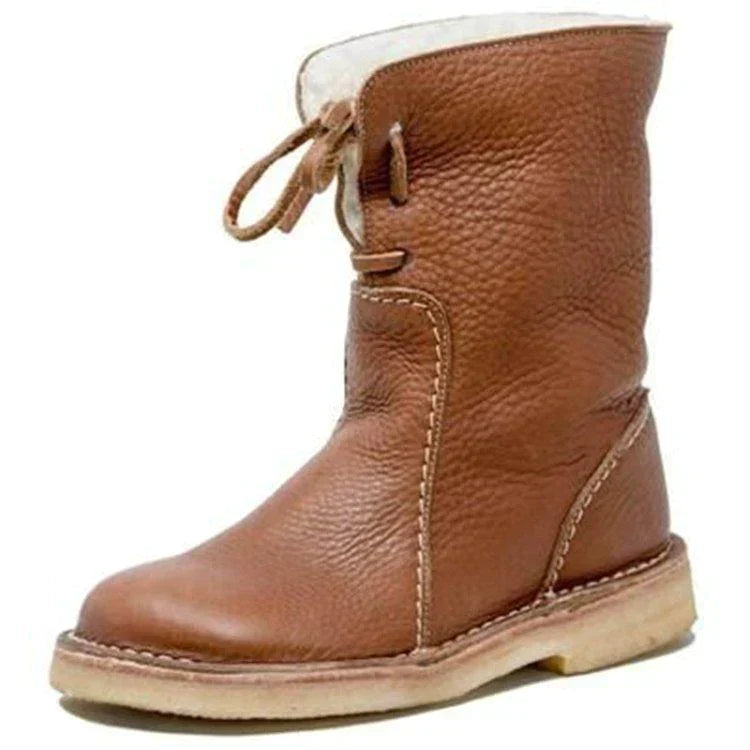 Kate | Winter-Ready Fleece Boots with Wool Lining