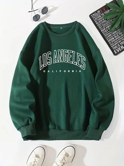 Kate | Unisex Printed Winter Sweatshirt with Crewneck