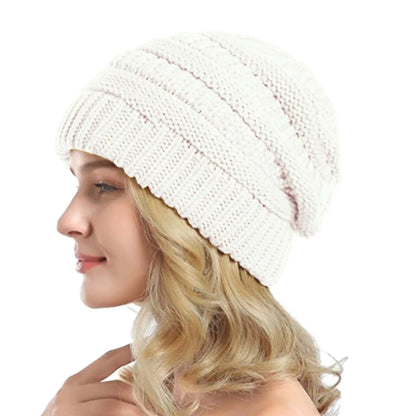 Thick Warm Cable Knit Hat