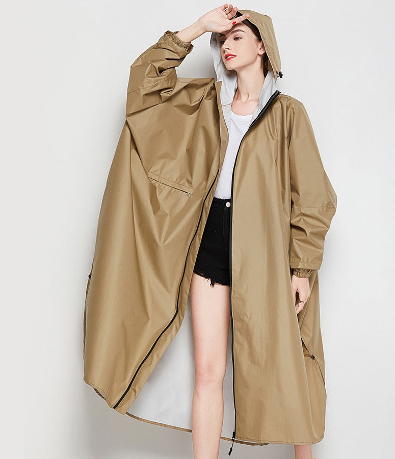 Waterproof Women's Hooded Winter Rain Coat