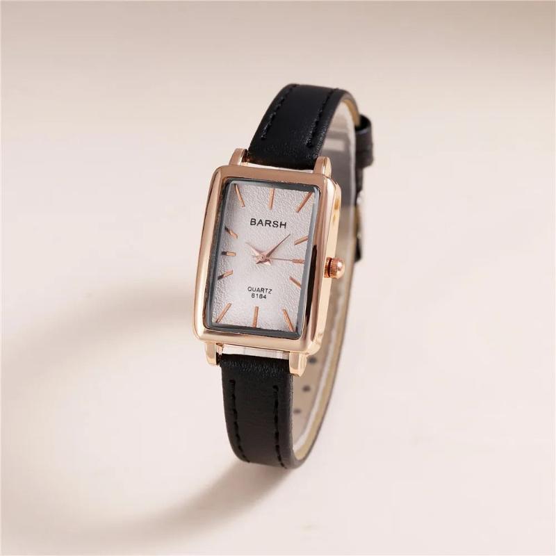 Isla Slim Fit Rectangular Wristwatch | Solid Wrist-Length Wristwatch