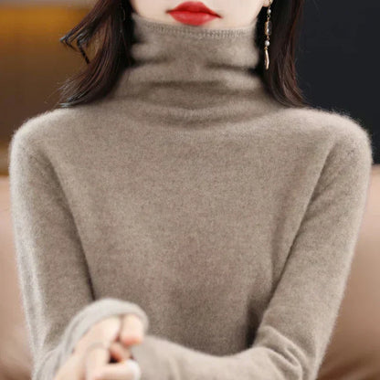 Soft Merino Wool Women's Crew Neck Sweater