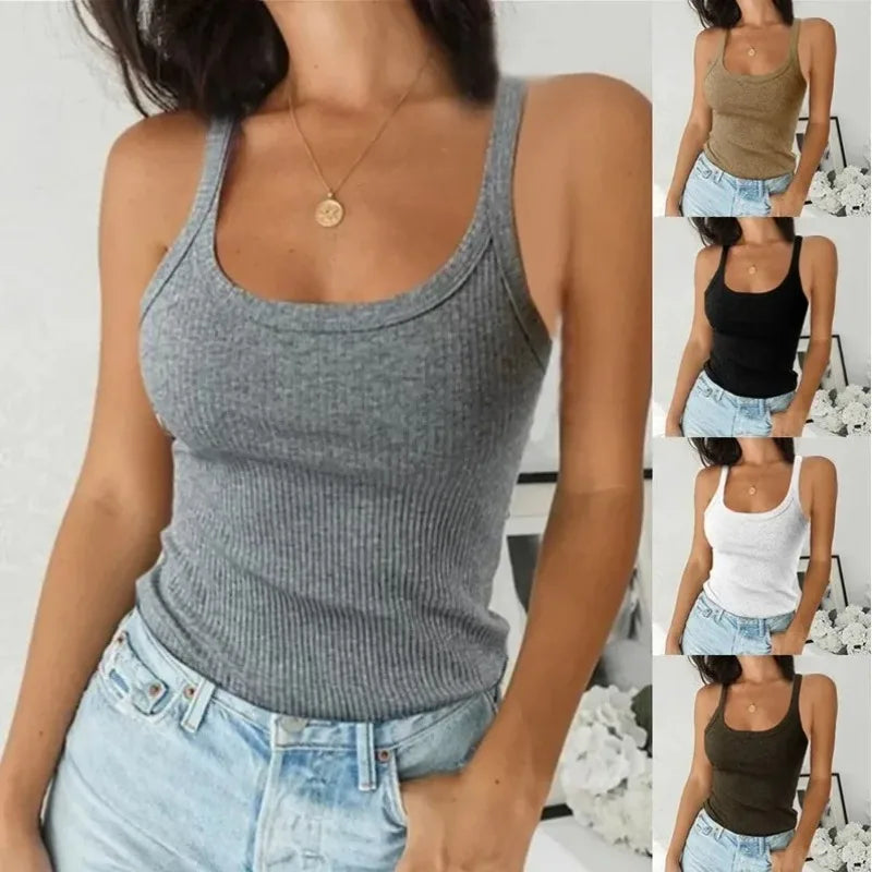 Classic Crew Neck Plain T-Shirt for Women - BritishElegance