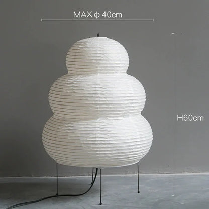 Natural Rustic Wooden Floor Lamp
