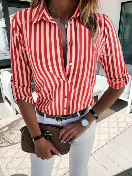 Stylish Stripe Women's Summer Top