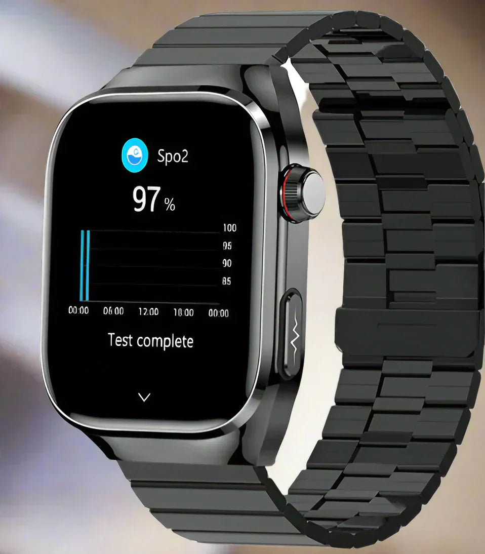 Smart Health Watch with Bluetooth ECG Blood Monitor - BritishElegance