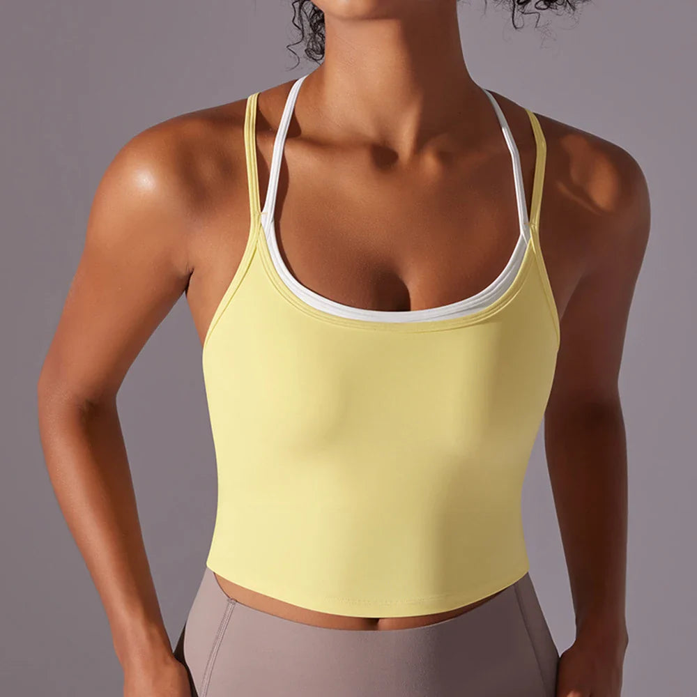 Women's Padded Sports Bra Yoga Top