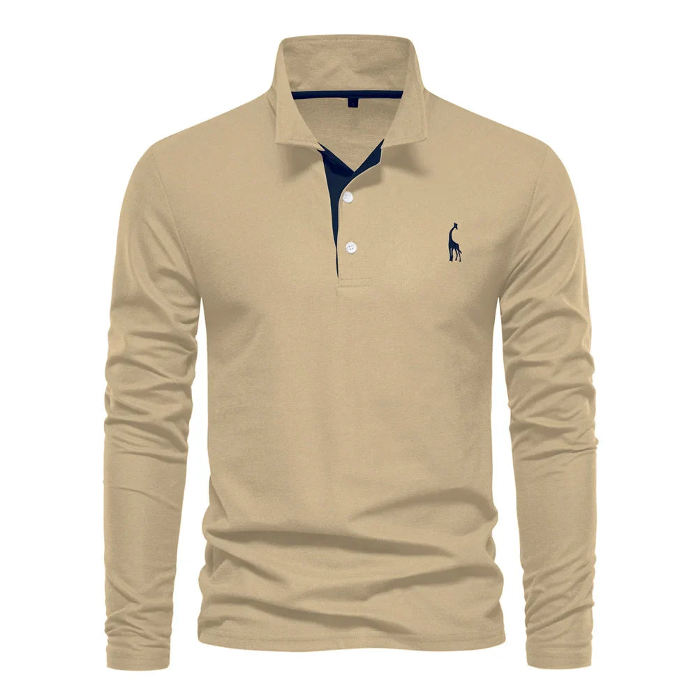 Classic Embroidered Mens Polo Shirt