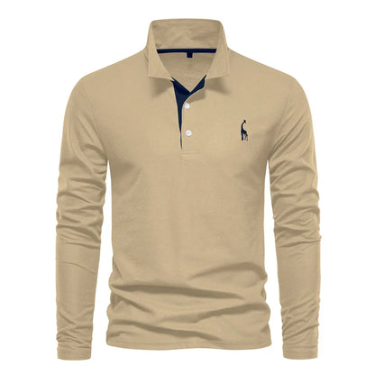 Classic Embroidered Mens Polo Shirt