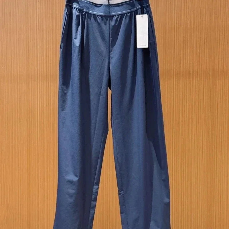 Comfortable High-Waist Elastic Wide Leg Yoga Pants