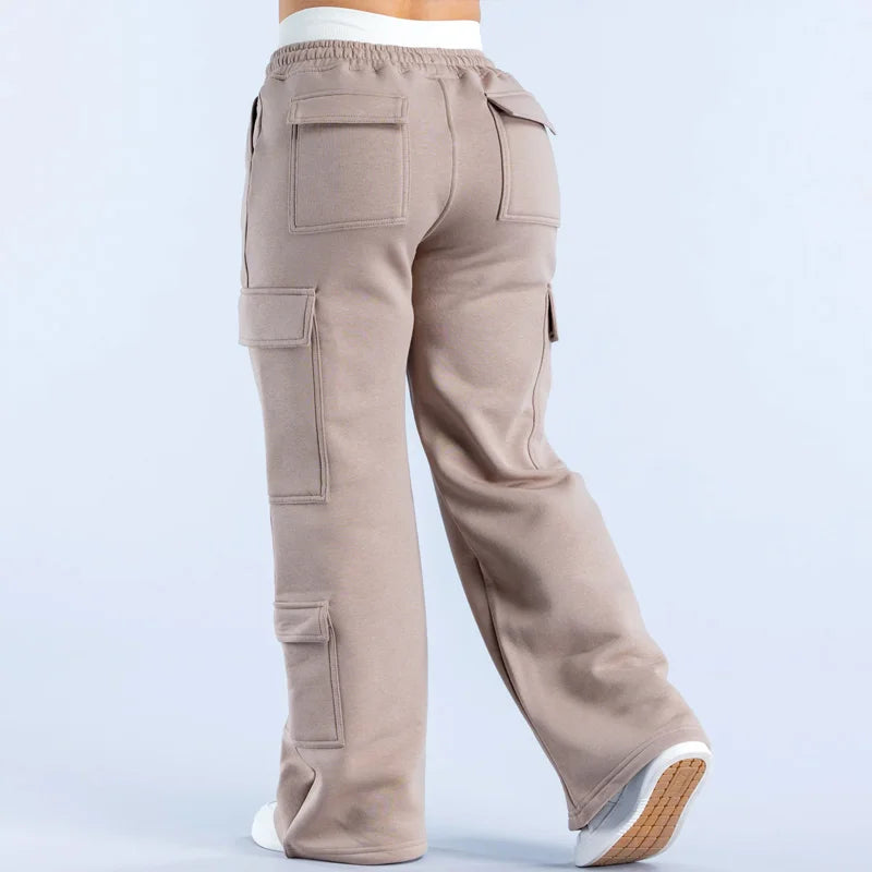 Practical Straight Fit Cargo Work Pants