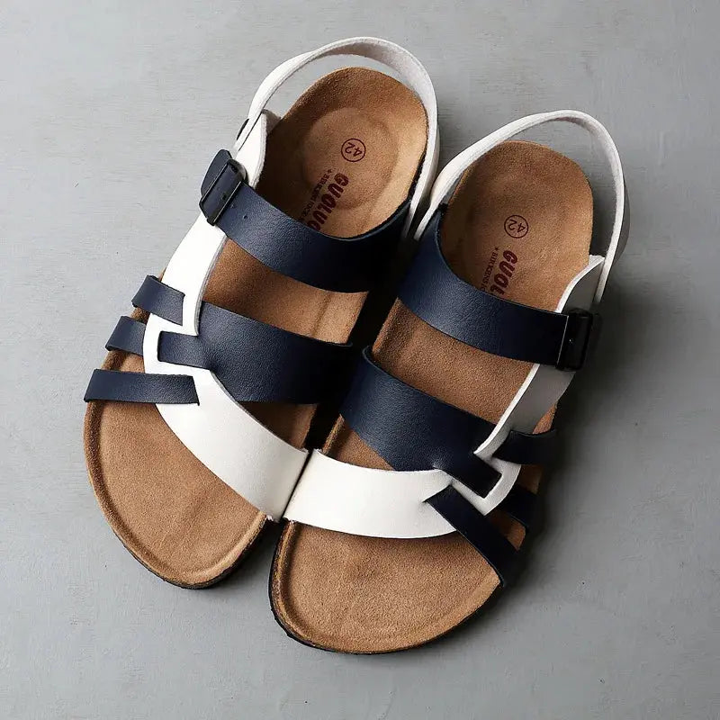 Mael | Leather Sandals – Sophisticated Style & All-Day Comfort