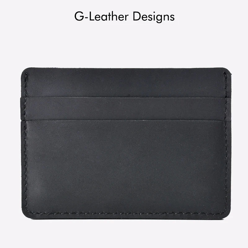 Classic Brown Leather Card Wallet