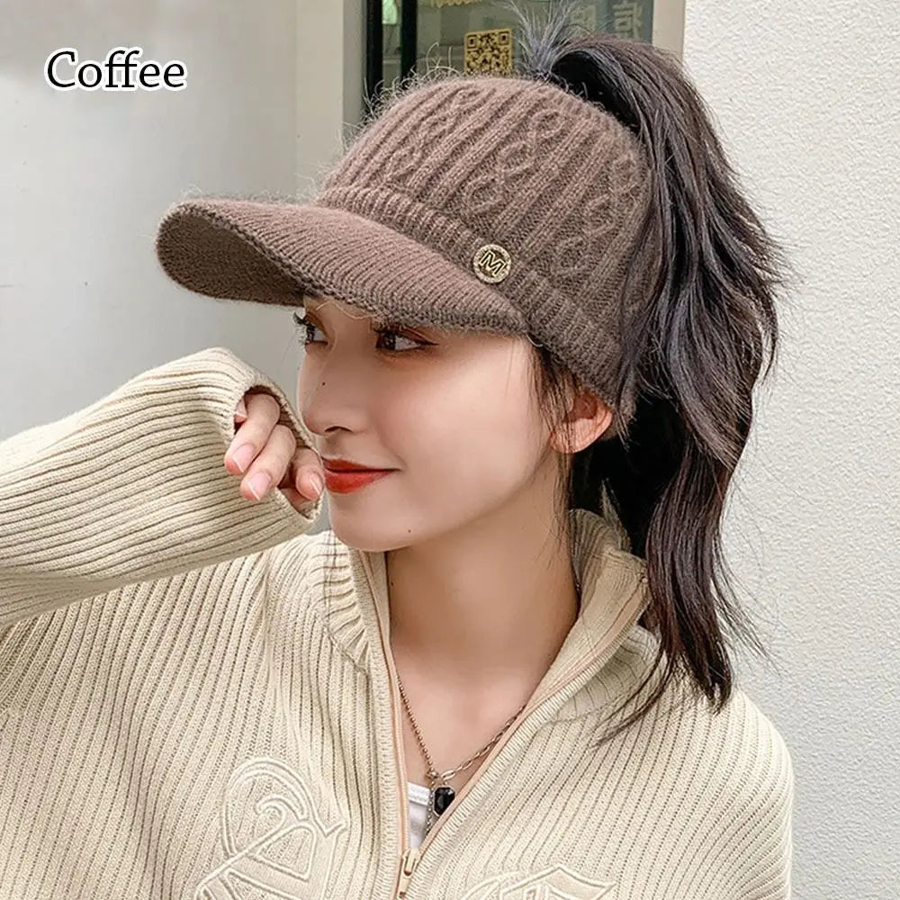 Warm Fuzzy Rabbit Hat for Women
